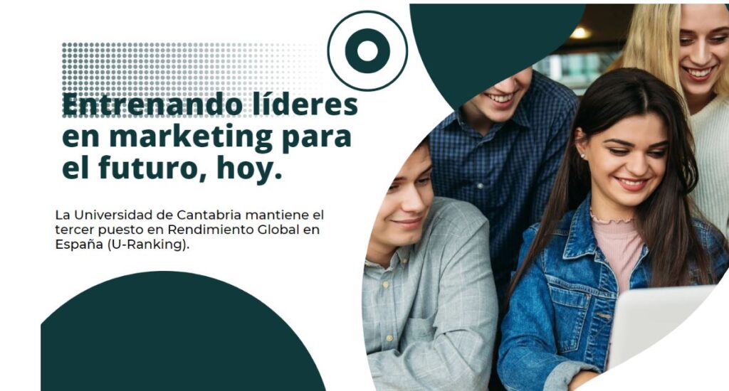 Landing page oficial Master en Dirección de Marketing UC